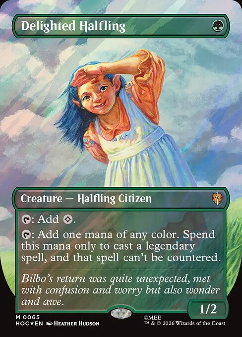MTG Delighted Halfling HOC 065 Regular Nonfoil