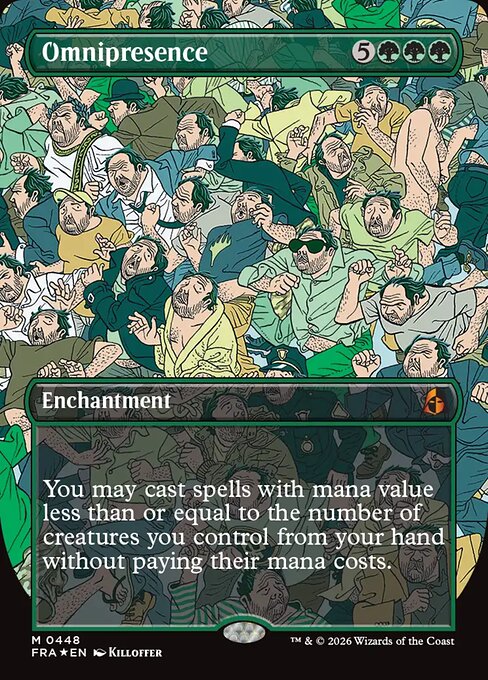 MTG Omnipresence FRA 448 Secret Lair Bundle Foil front