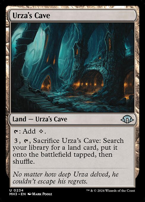 MTG Urza's Cave MH3 234 Regular Foil