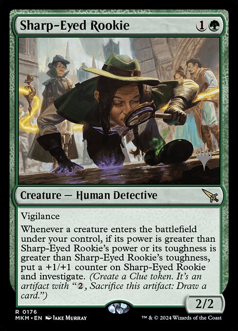 MTG Sharp-Eyed Rookie PMKM 176p Promo Pack Foil