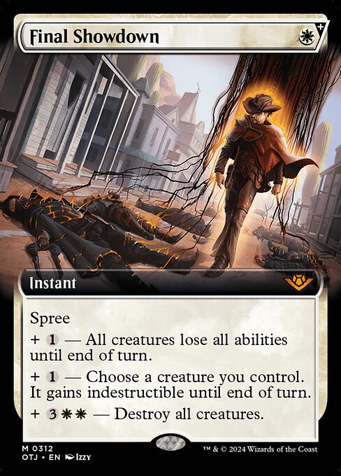 MTG Final Showdown OTJ 312 Extended Art Nonfoil