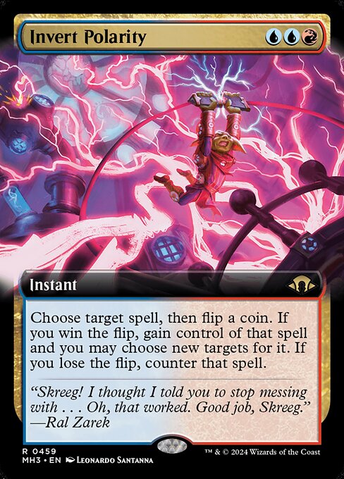 MTG Invert Polarity MH3 459 Extended Art Nonfoil