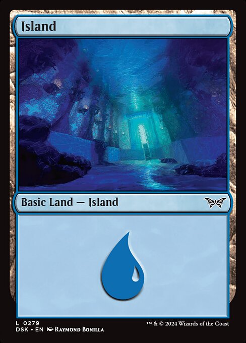 MTG Island DSK 279 Regular Nonfoil