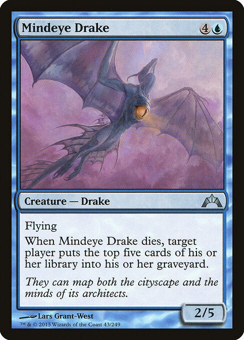 MTG Mindeye Drake GTC 043 Regular Nonfoil