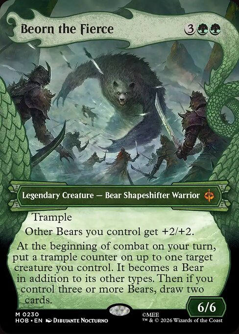 MTG Beorn the Fierce HOB 230 Alternate Art Foil