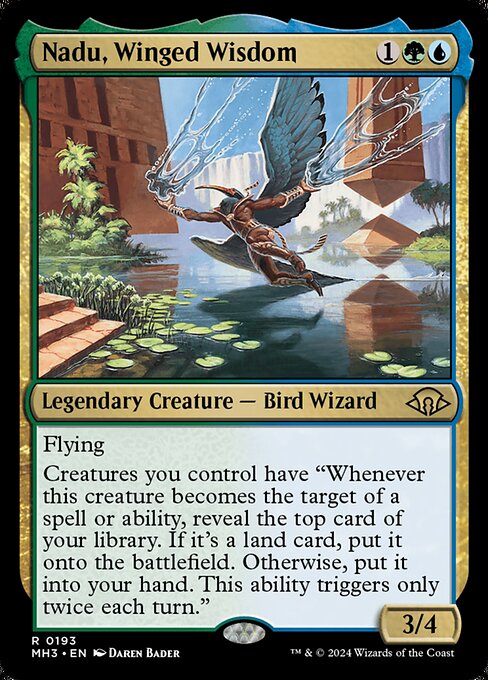 MTG Nadu, Winged Wisdom MH3 193 Regular Nonfoil