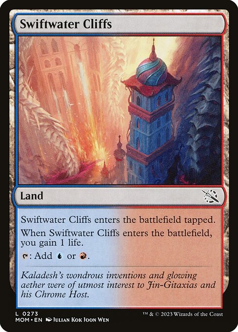 MTG Swiftwater Cliffs MOM 273 Regular Foil