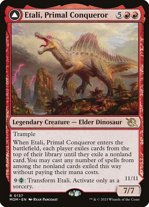 MTG Etali, Primal Conqueror // Etali, Primal Sickness MOM 137 Regular Nonfoil