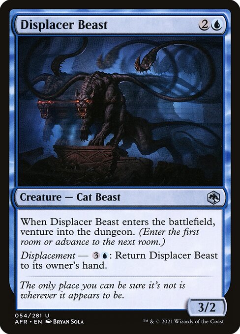 MTG Displacer Beast AFR 054 Regular Nonfoil