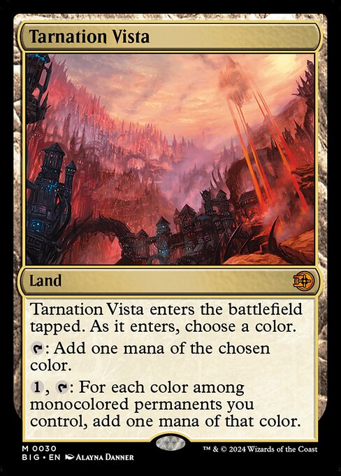 MTG Tarnation Vista BIG 030 Regular Foil