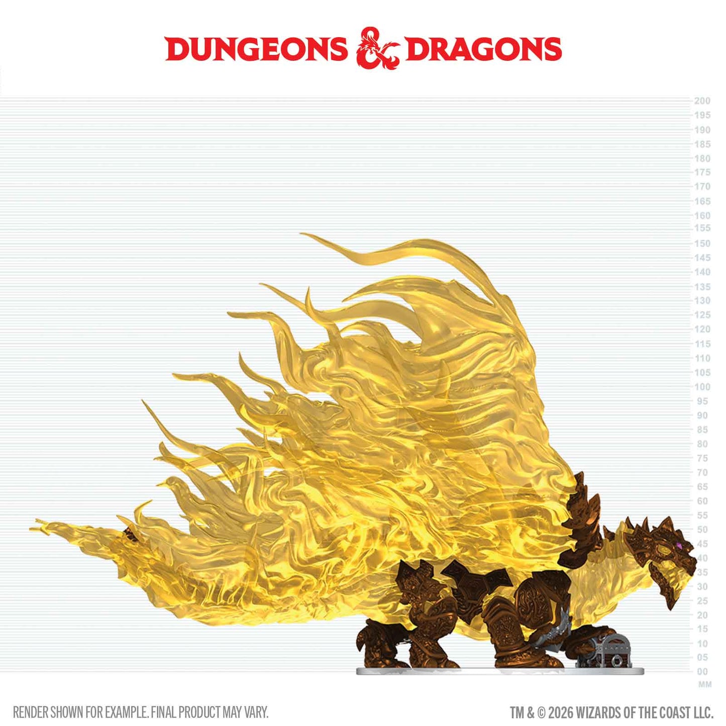 D&D Hollow Dragon miniature right view