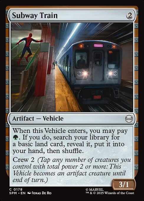 MTG Subway Train SPM 178 Regular Nonfoil