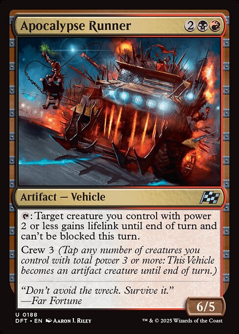 MTG Apocalypse Runner DFT 188 Regular Foil