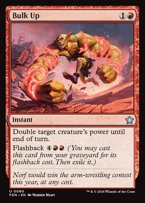 MTG Bulk Up FDN 080 Regular Foil