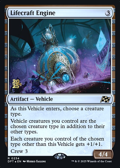 MTG Lifecraft Engine PDFT 234s Prerelease Foil