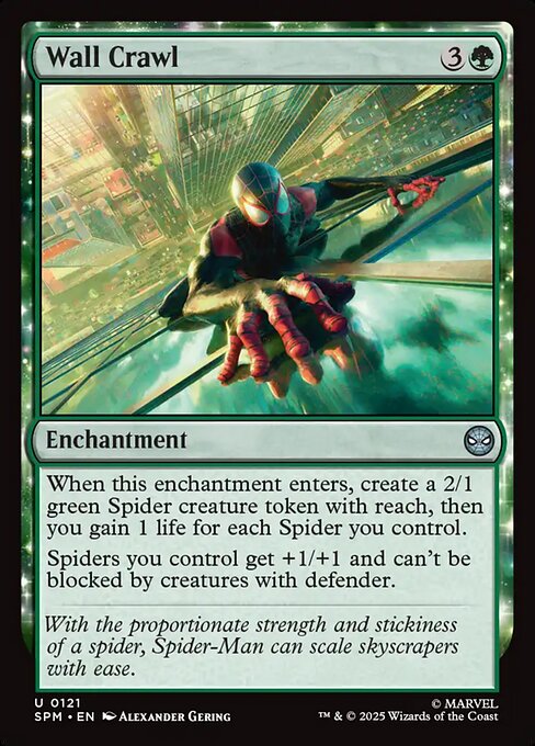 MTG Wall Crawl SPM 121 Regular Foil