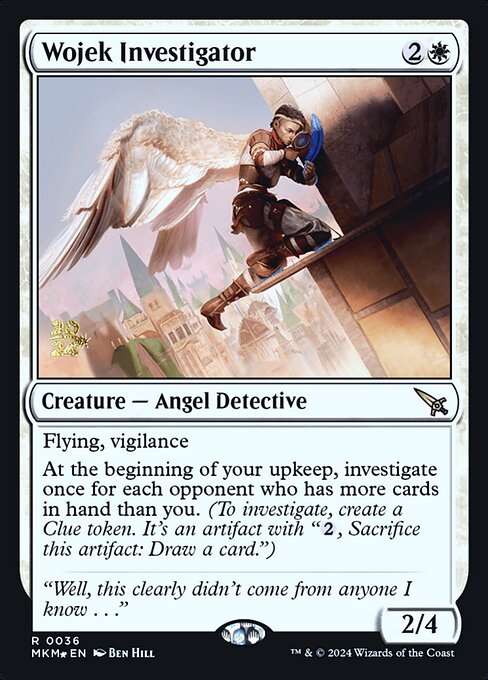 MTG Wojek Investigator PMKM 036s Prerelease Foil