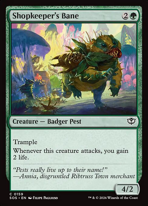 MTG Shopkeeper's Bane SOS 159 Regular Nonfoil