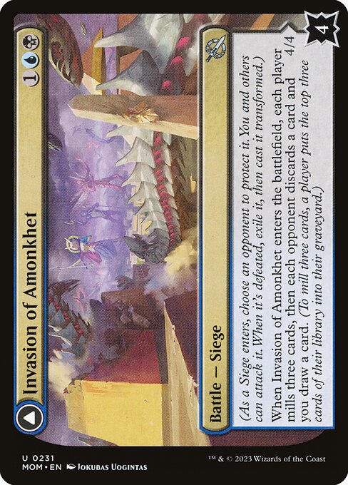 MTG Invasion of Amonkhet // Lazotep Convert MOM 231 Regular Foil