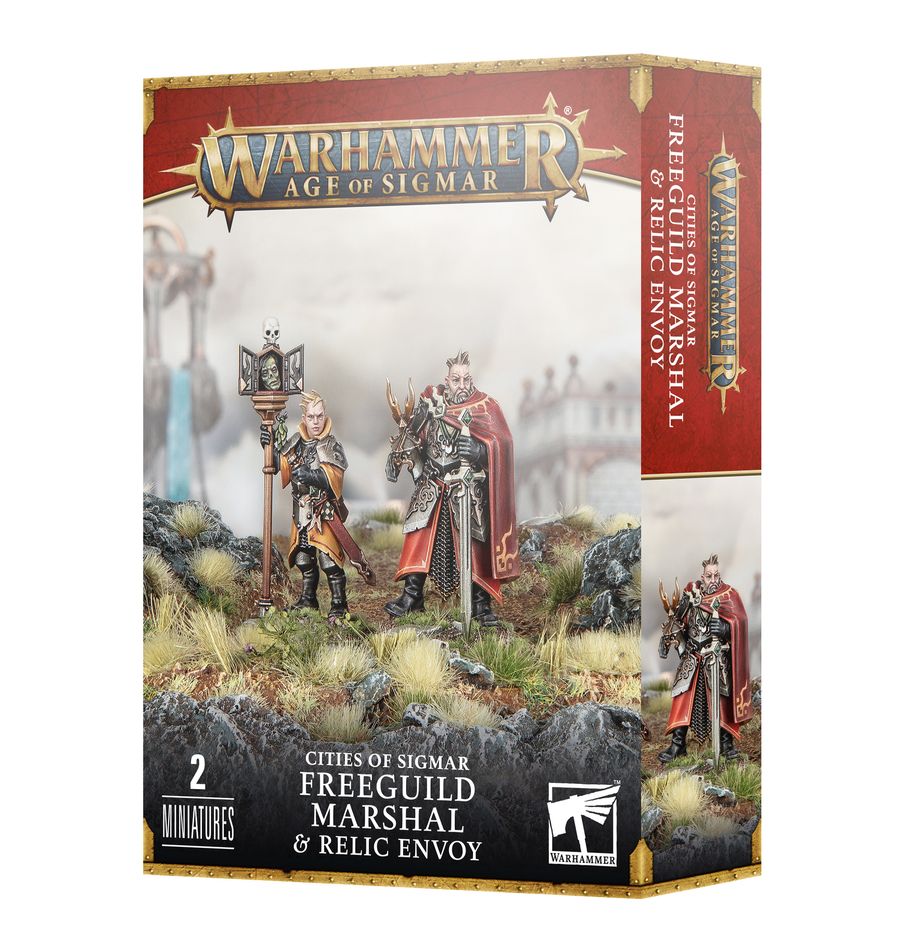 Cities of Sigmar Freeguild Marshal & Relic Envoy box