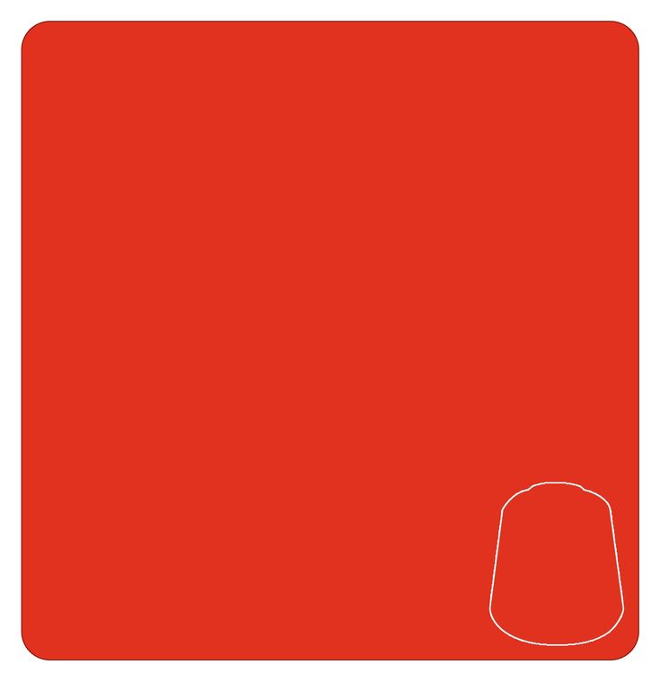 Warhammer Colour Base: Jokaero Orange Sample Colour