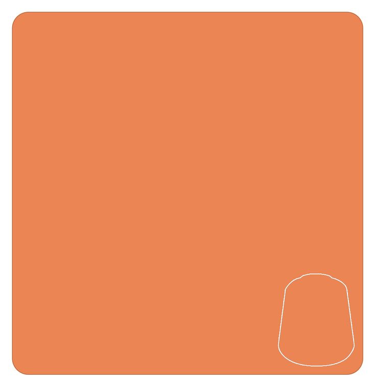Warhammer Colour Layer: Fire Dragon Bright Sample Colour