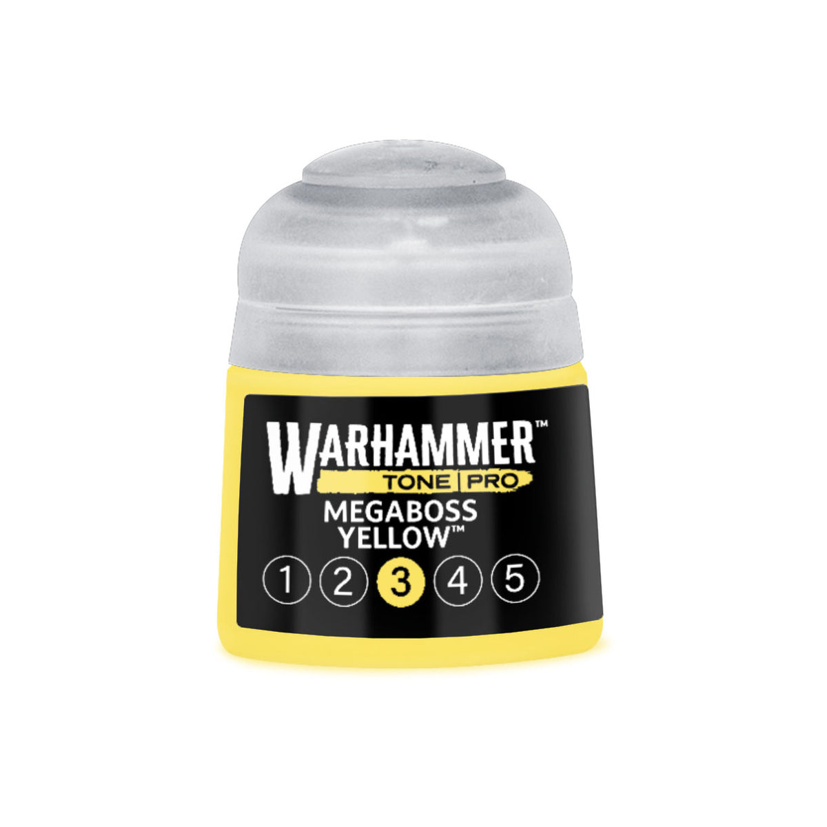 Warhammer Tone Pro Megaboss Yellow 3 12 ml Warhammer Tone Pro paint pot