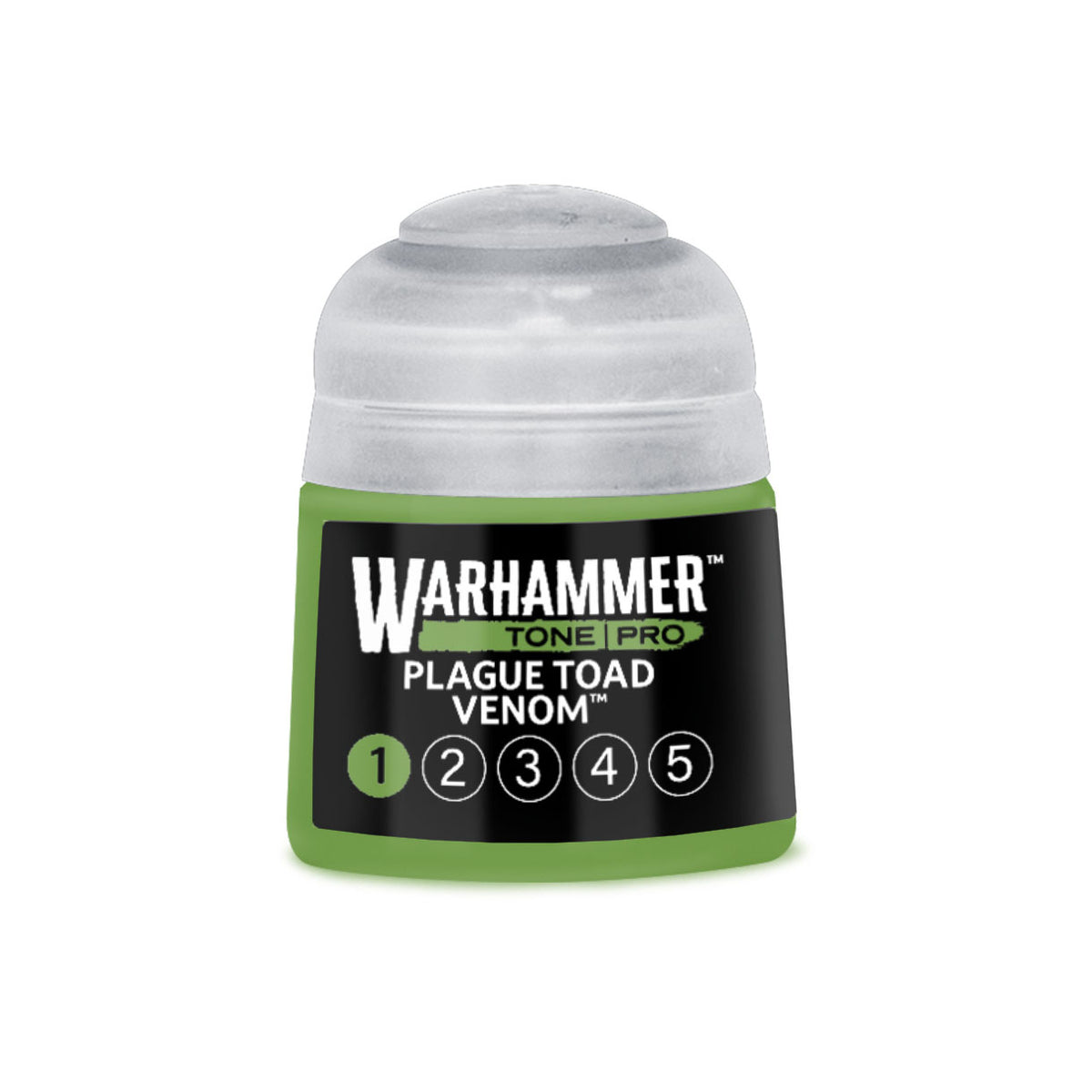 Warhammer Tone Pro Plague Toad Venom 1 12 ml Warhammer Tone Pro paint pot