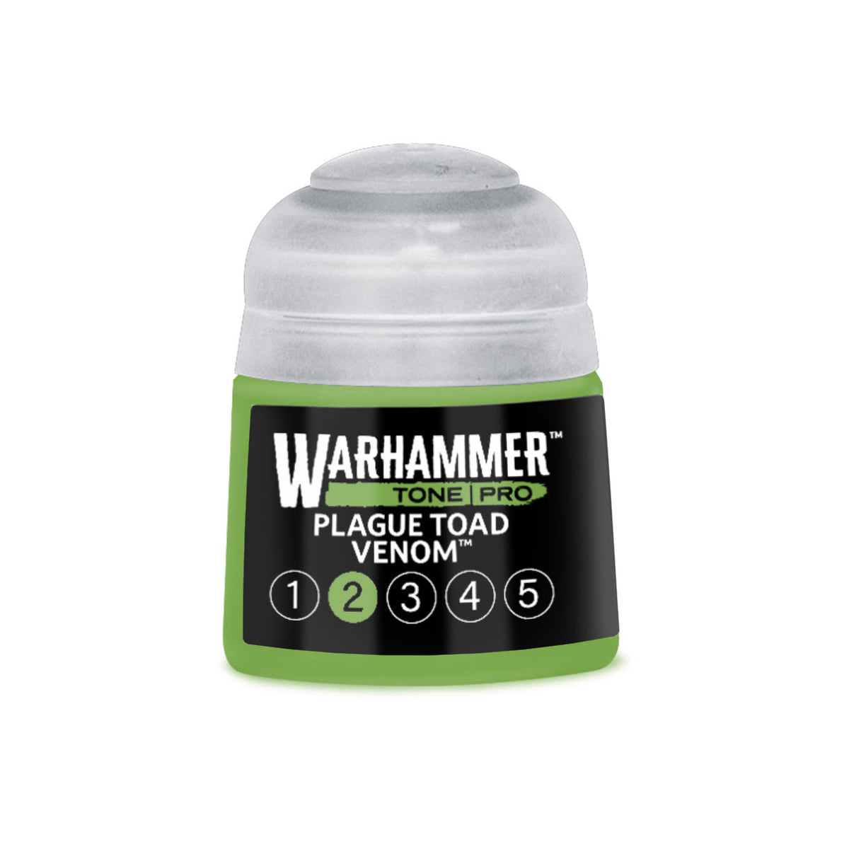 Warhammer Tone Pro Plague Toad Venom 2 12 ml Warhammer Tone Pro paint pot