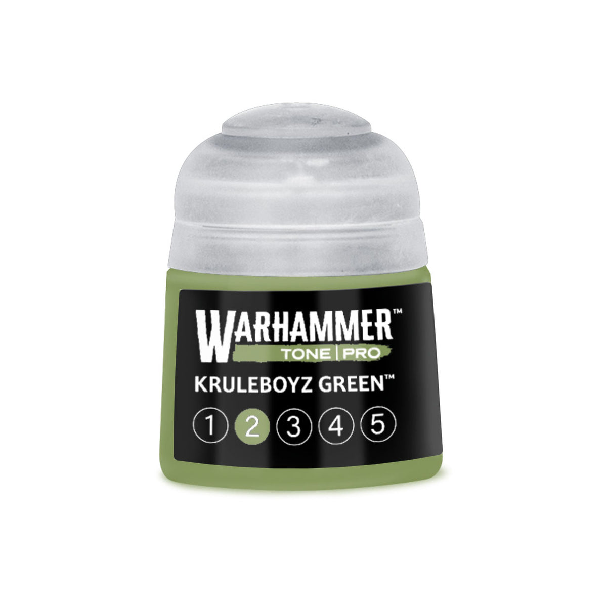 Warhammer Tone Pro Kruleboyz Green 2 12 ml Warhammer Tone Pro paint pot