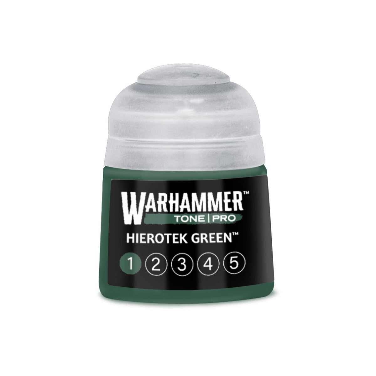 Warhammer Tone Pro Hierotek Green 1 12 ml Warhammer Tone Pro paint pot