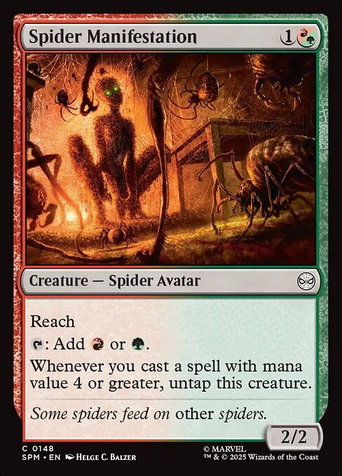 MTG Spider Manifestation SPM 148 Regular Nonfoil