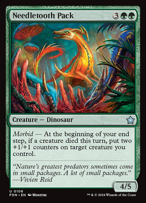 MTG Needletooth Pack FDN 108 Regular Foil