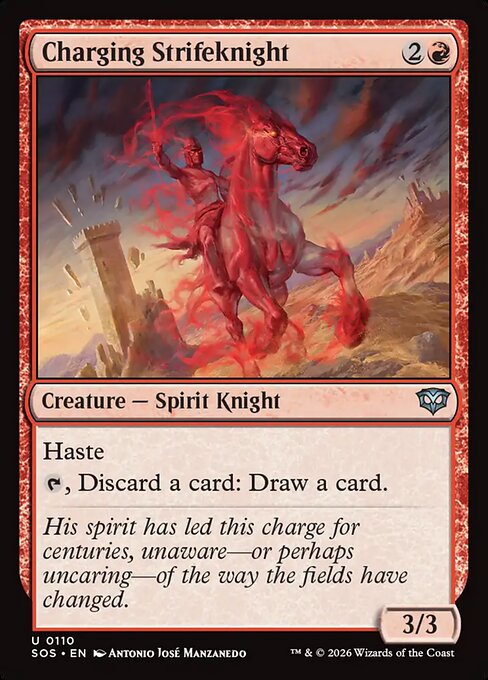 MTG Charging Strifeknight SOS 110 Regular Foil
