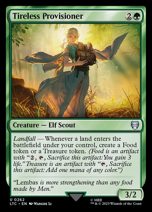 MTG Tireless Provisioner LTC 262 Alternate Art Nonfoil
