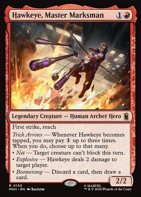 MTG Hawkeye, Master Marksman MSH 130 Regular Foil