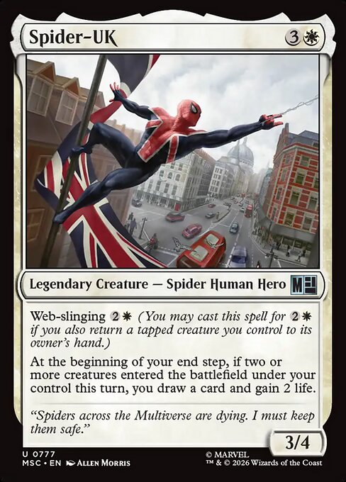 MTG Spider-UK MSC 777 Regular Nonfoil