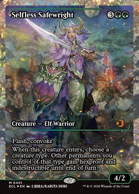 MTG Selfless Safewright ECL 401 Full Art Foil
