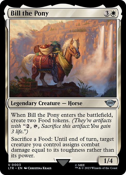 MTG Bill the Pony LTR 003 Regular Foil