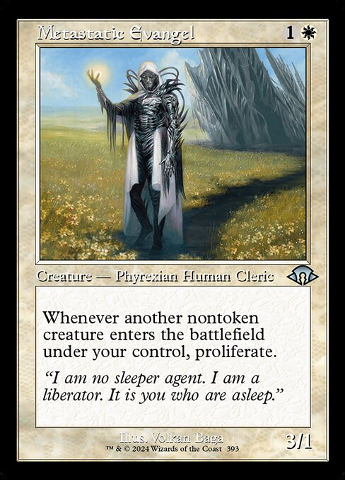 MTG Metastatic Evangel MH3 393 Retro Frame Foil