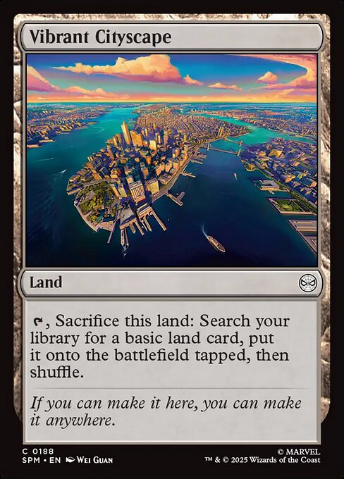 MTG Vibrant Cityscape SPM 188 Regular Nonfoil