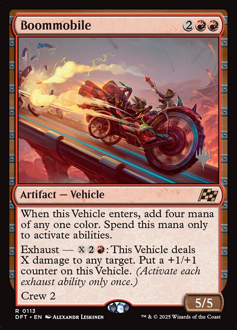 MTG Boommobile PDFT 113p Promo Pack Foil