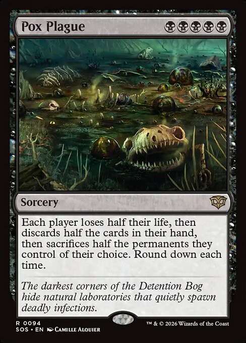 MTG Pox Plague SOS 094 Regular Foil