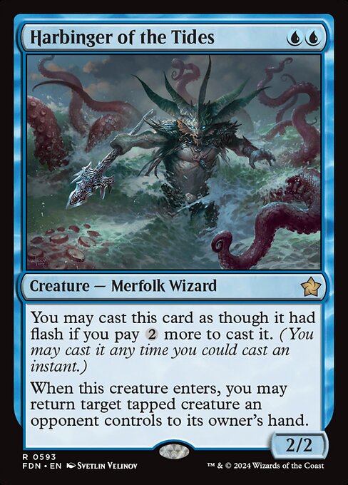 MTG Harbinger of the Tides FDN 593 Starter Collection Nonfoil