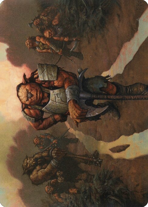 MTG Hobgoblin Bandit Lord AAFR 030 Art Card