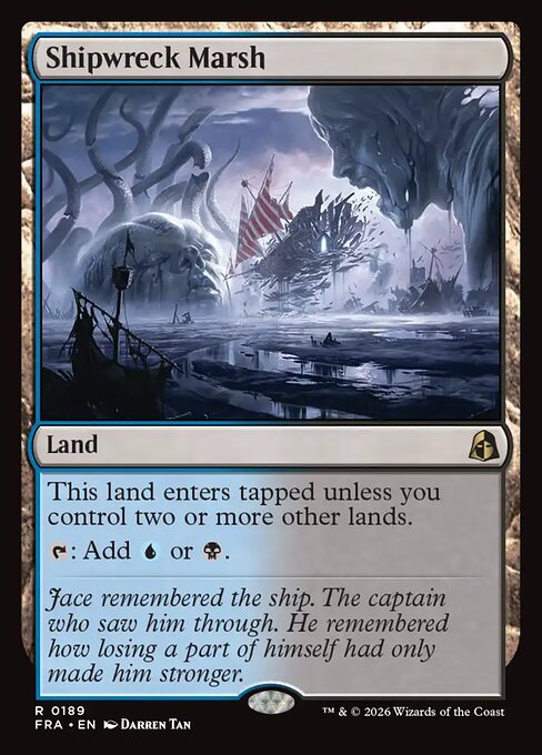 MTG Shipwreck Marsh FRA 189 Standard Nonfoil front