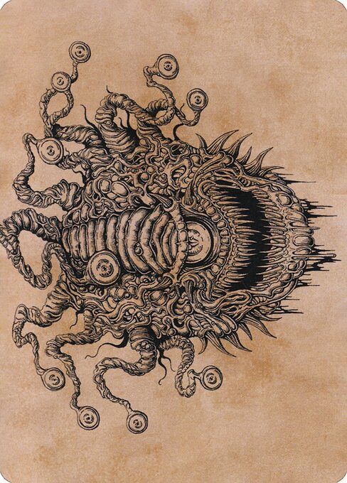 MTG Baleful Beholder AAFR 068 Art Card