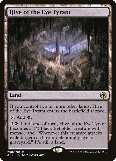 MTG Hive of the Eye Tyrant AFR 258 Regular Foil