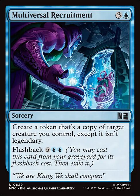 MTG Multiversal Recruitment MSC 629 Regular Nonfoil