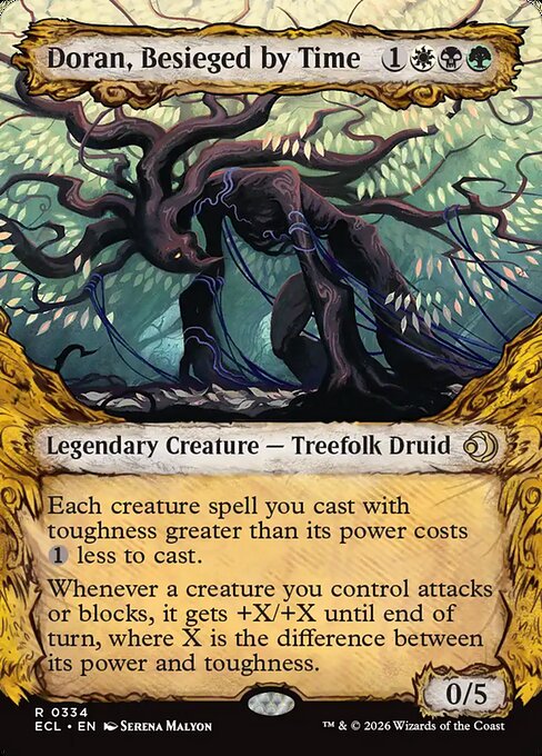 MTG Doran, Besieged by Time ECL 334 Borderless Foil